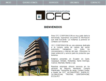 Tablet Screenshot of cfc.com.ec